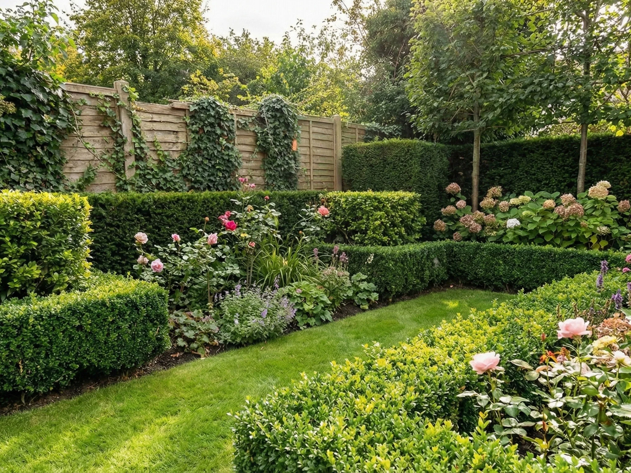 Gepflegter, ordentlicher Garten nach Landschaftspflege